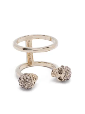 アレキサンダーマックイーンAlexander McQueen Double Ring指輪 アレキサンダーマックイーンAlexander McQueen Double Ring指輪