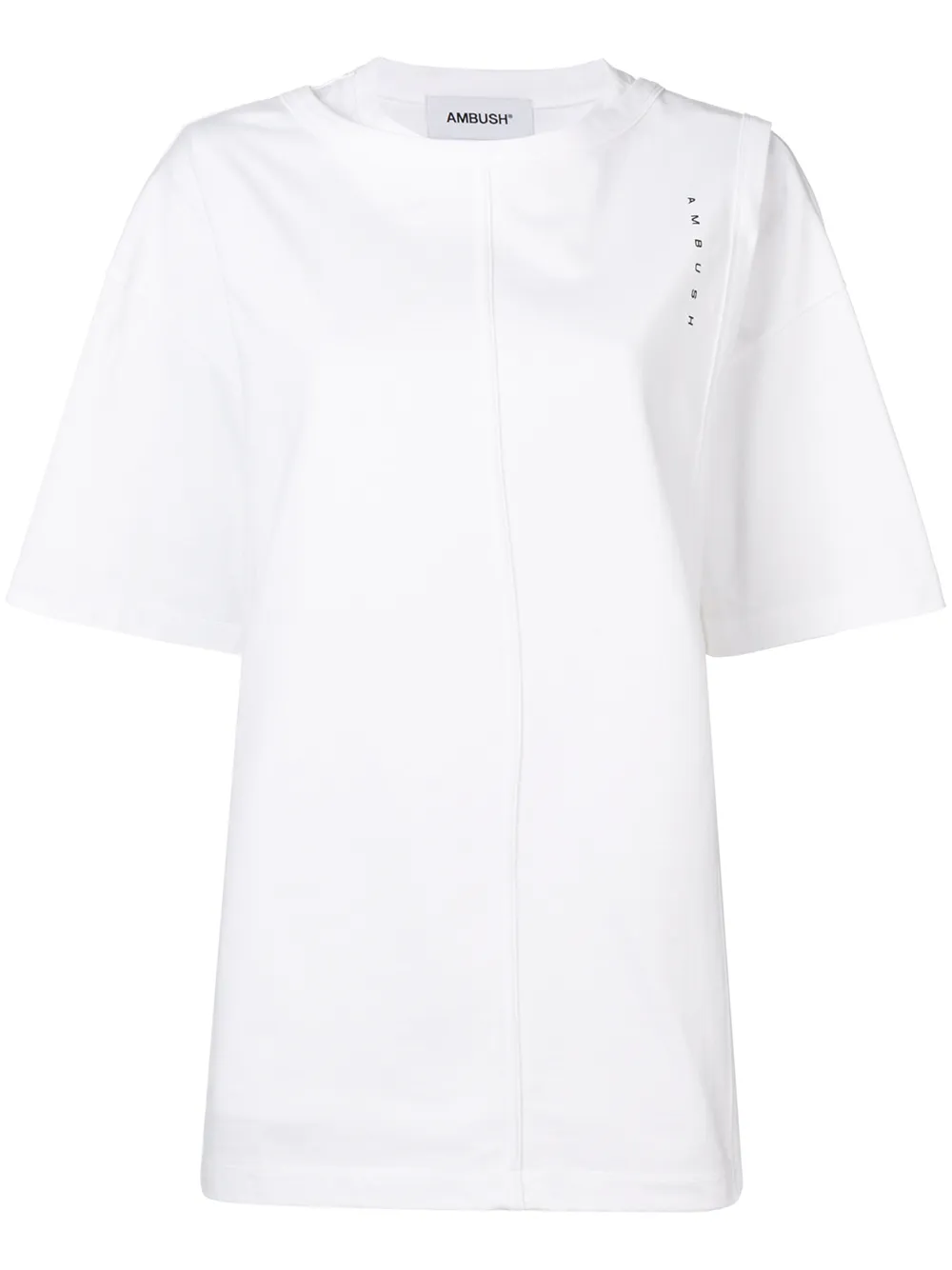 Ambush T-shirts AMBUSH LAYERED T-SHIRT - WHITE