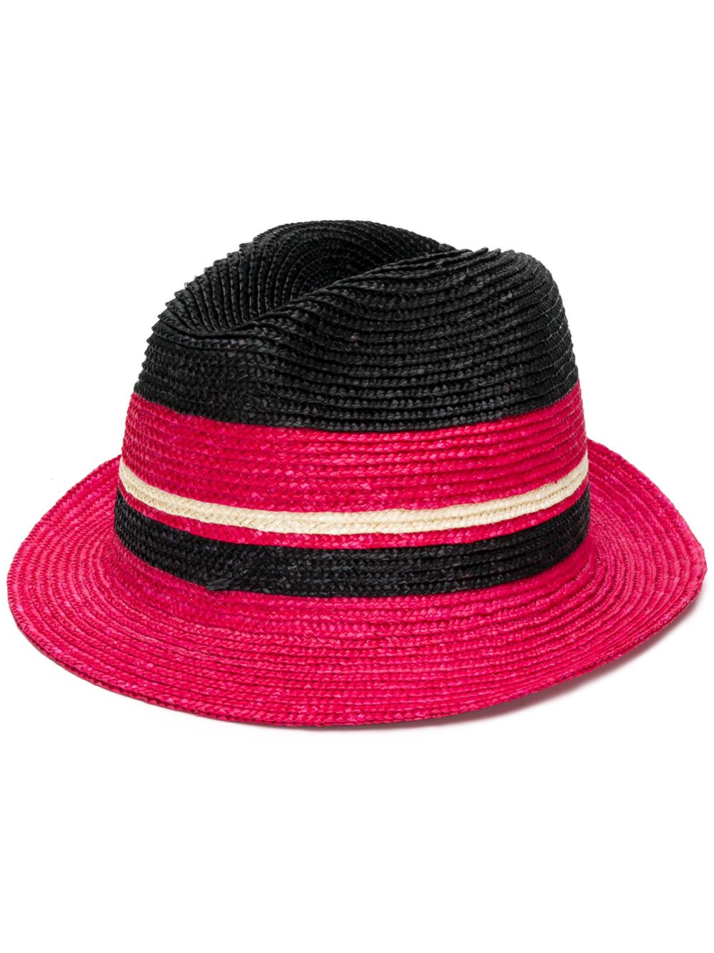 фото Prada плетеная шляпа-федора