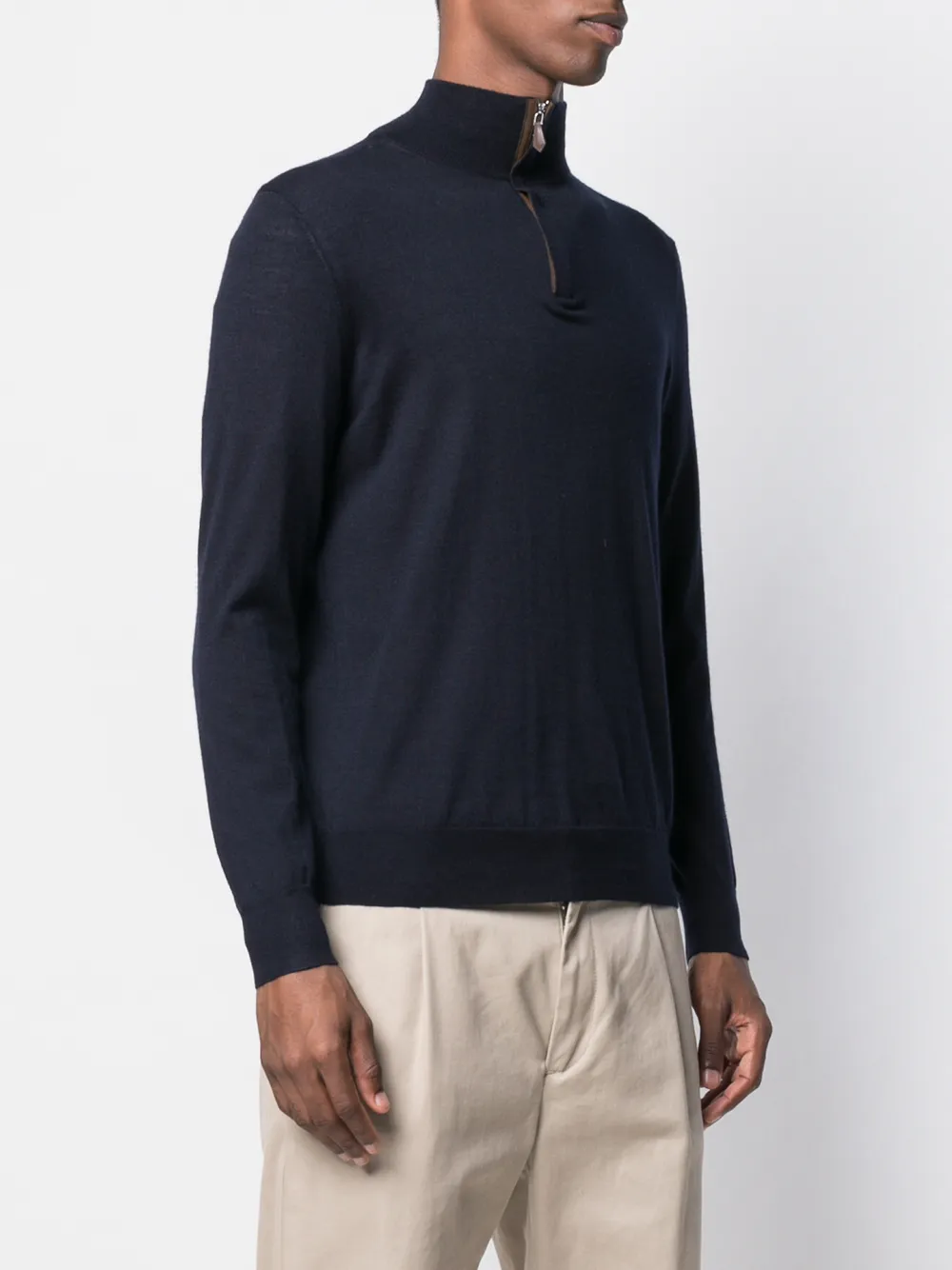 N.Peal Maglione con mezza zip The Regent | Felpe e Maglioni | Image 3