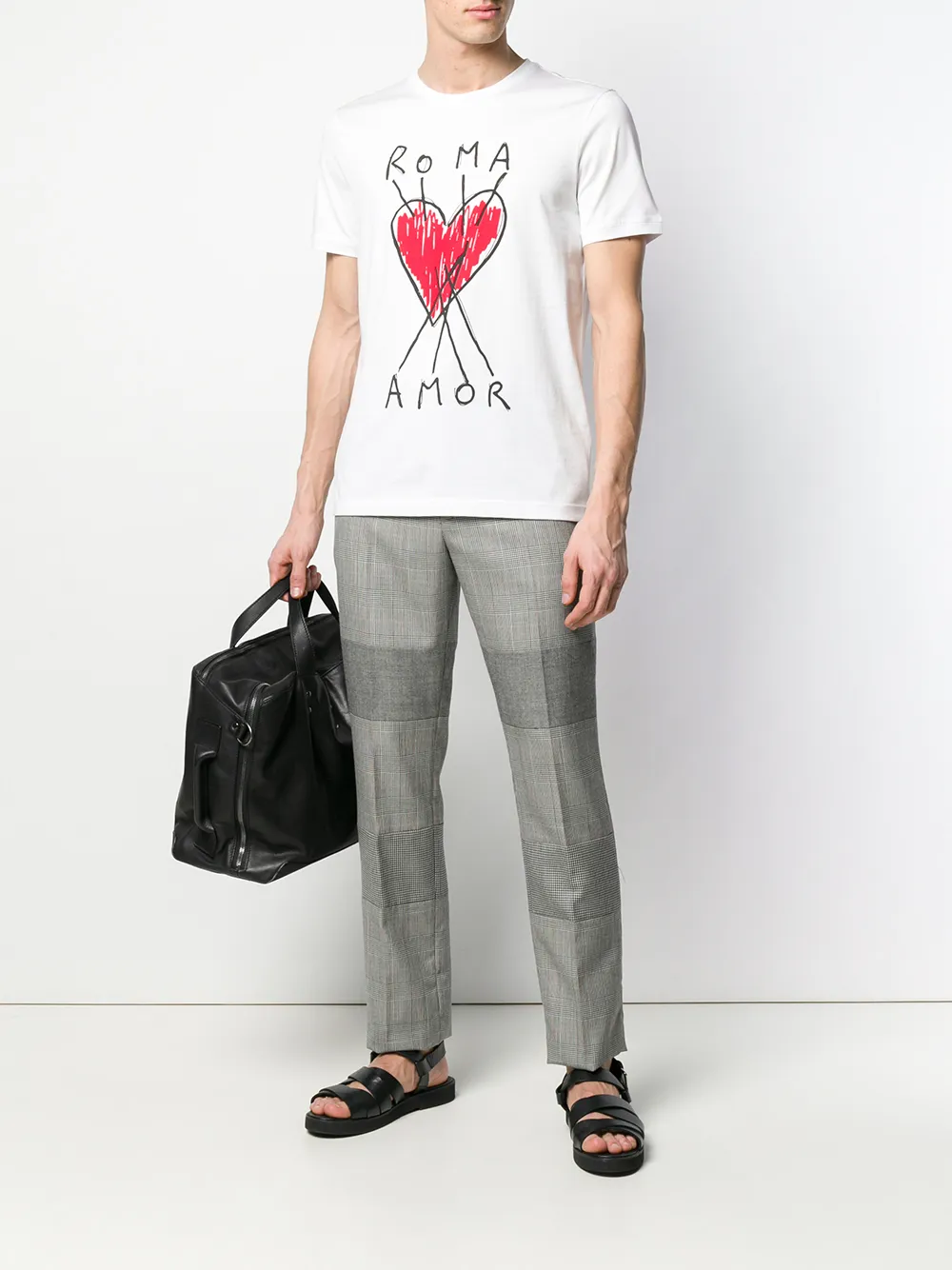 fendi heart t shirt