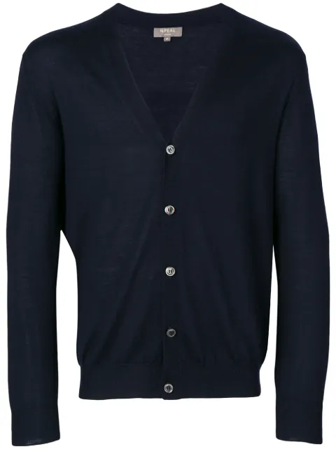 N.Peal V-neck cashmere-blend cardigan