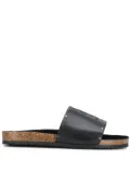 Saint Laurent Jimmy slide sandals - Black