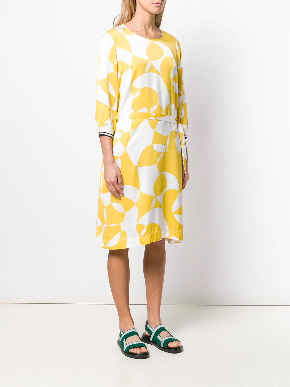  Bellerose Abito Con Cintura - Verde 