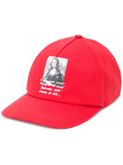 Off-White Mona Lisa printed cap