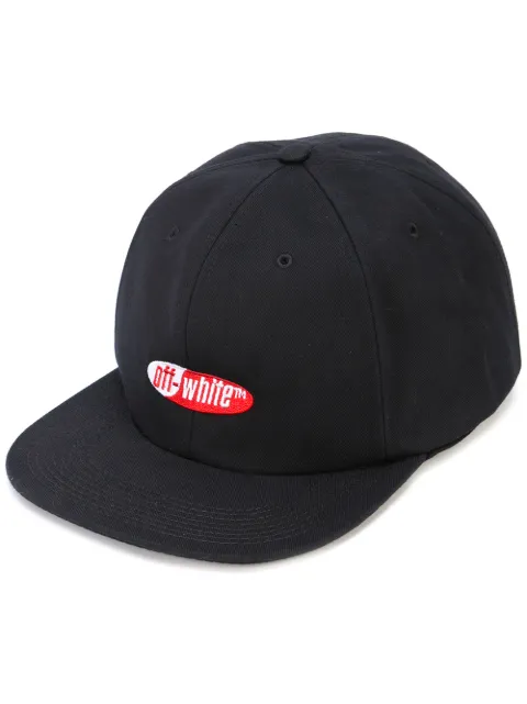 Off-White embroidered logo cap