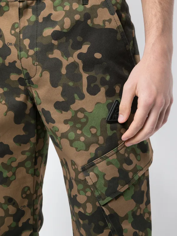 off white camo pants