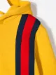 Gucci Kids كنزة بغطاء رأس وسحاب مزينة بشرائط