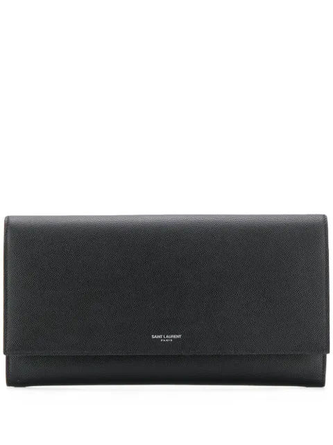 Saint Laurent logo travel briefcase