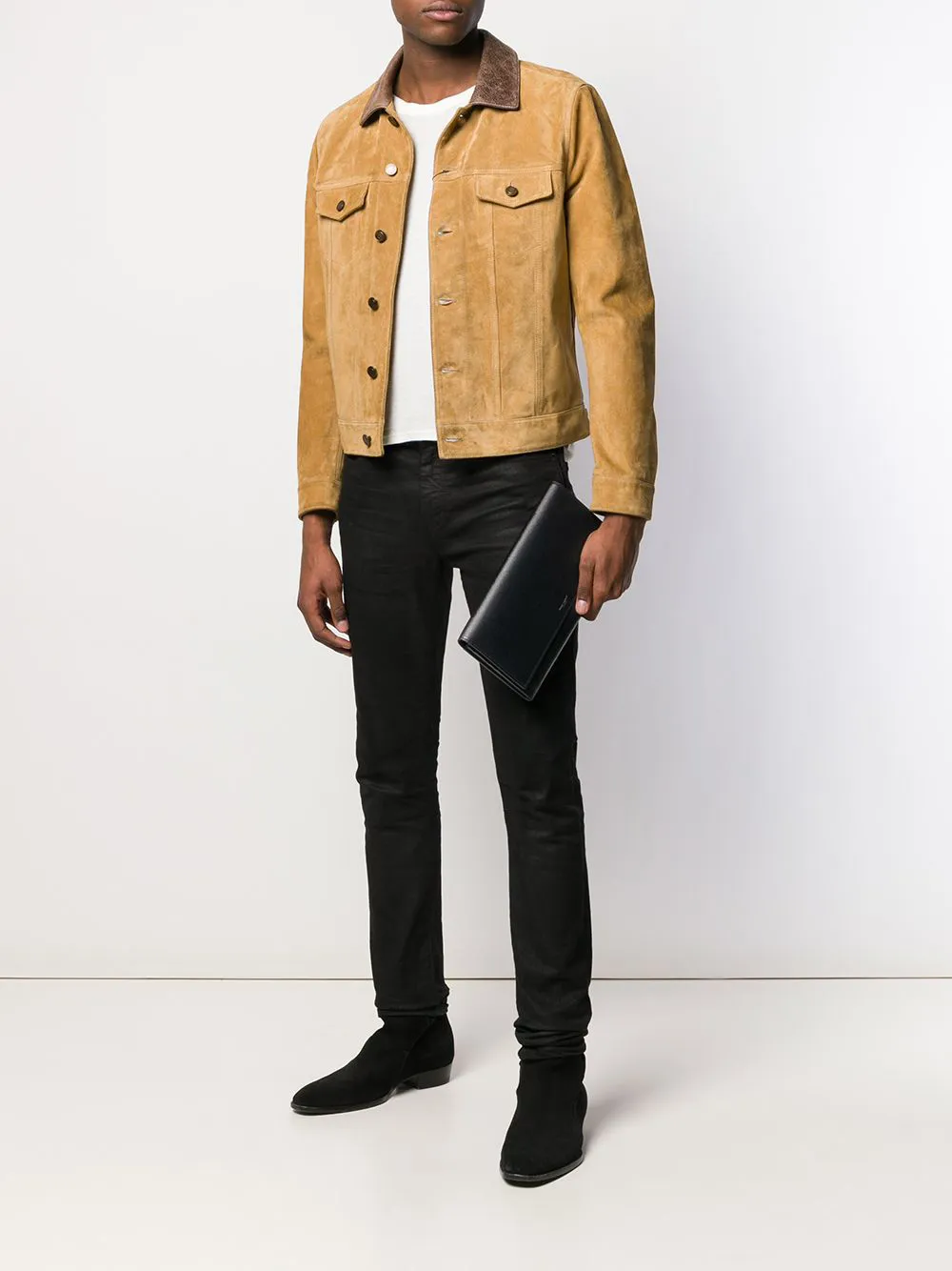 Saint Laurent logo travel briefcase | Image 2