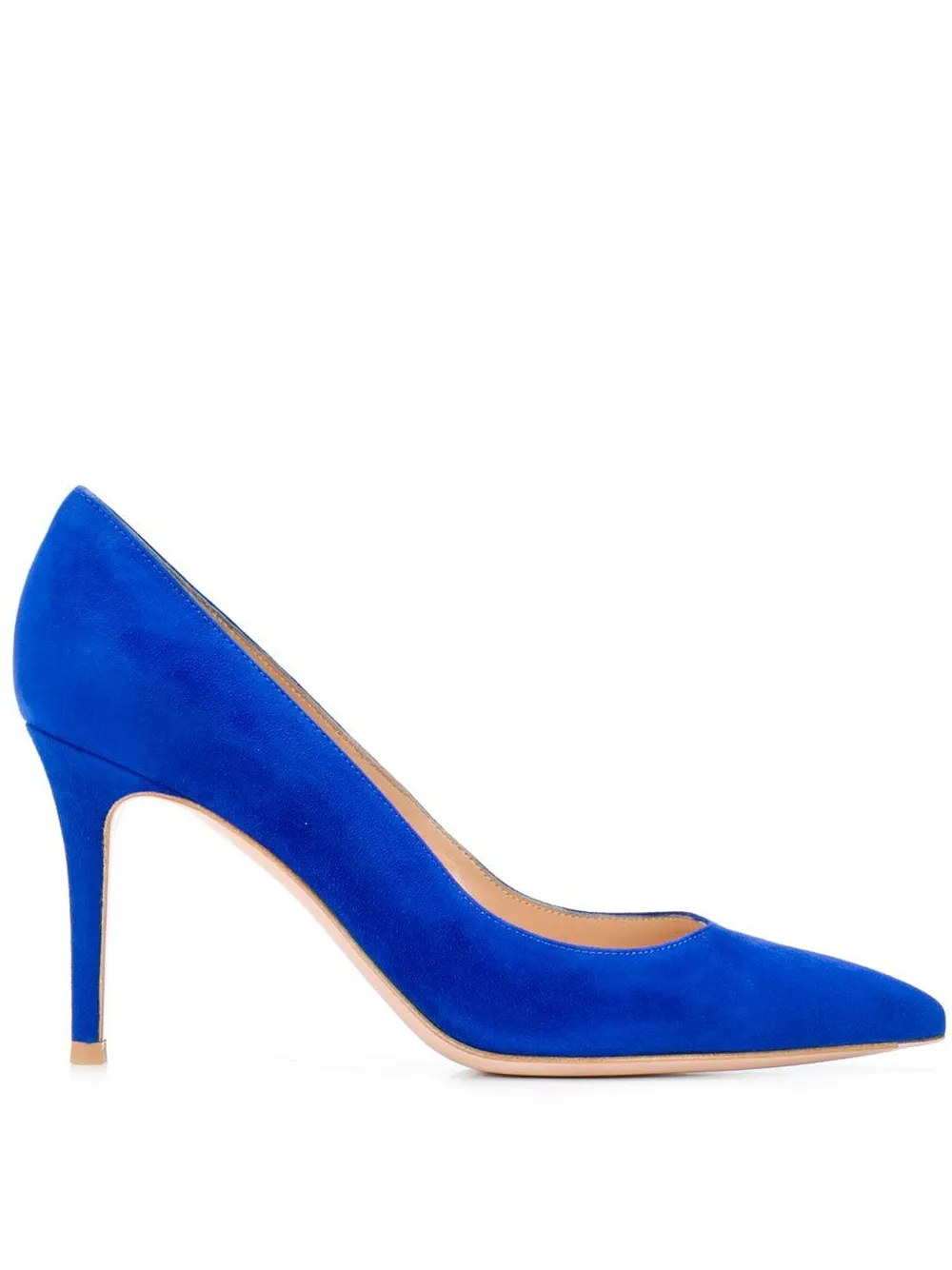 Gianvito Rossi Pumps met puntige neus Blauw
