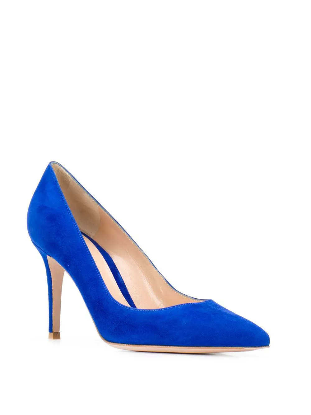 Gianvito Rossi Pumps met puntige neus Blauw
