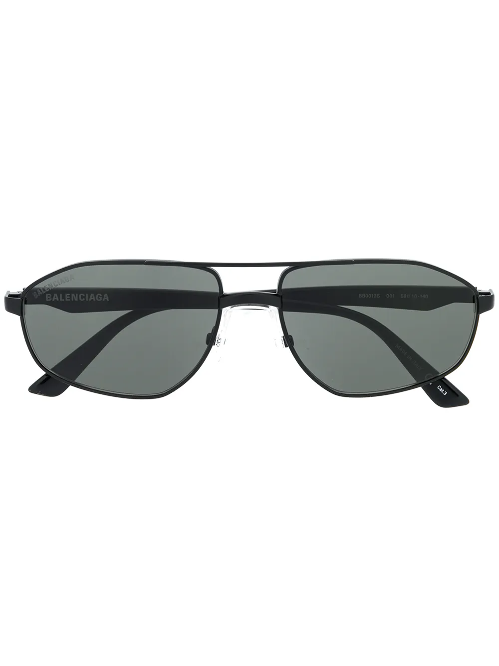 Balenciaga Eyewear солнцезащитные очки с верхней планкой Balenciaga Eyewear солнцезащитные очки с верхней планкой