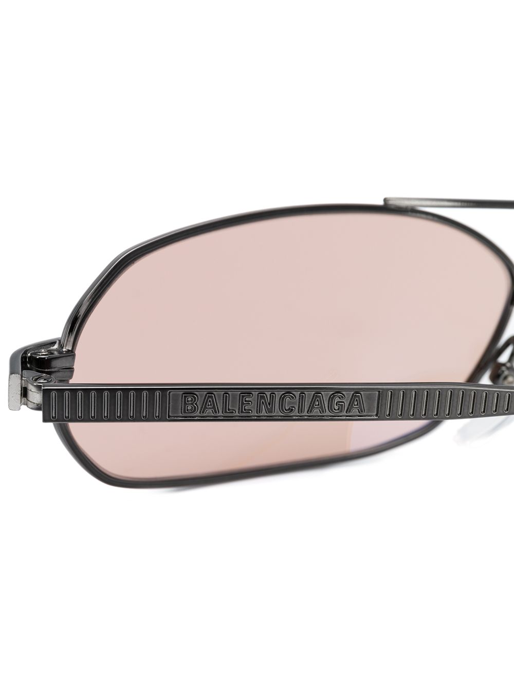 фото Balenciaga Eyewear солнцезащитные очки с узкой оправой