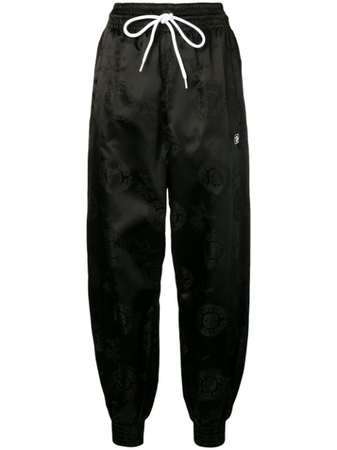 ALEXANDER WANG EMBROIDERED BALLOON TRACK TROUSERS