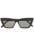 Saint Laurent Eyewear New Wave sunglasses - Brown