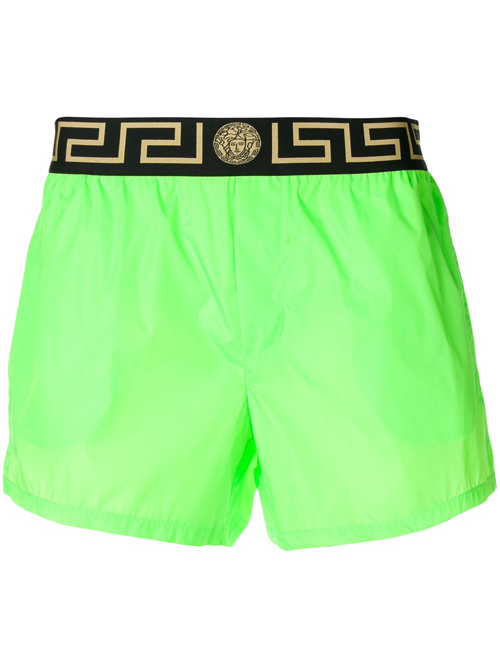 greca border swim trunks