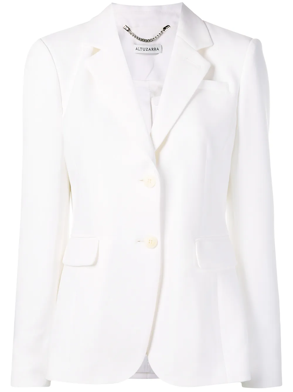 Altuzarra Blazers ALTUZARRA FENICE SINGLE-BREASTED BLAZER - WHITE