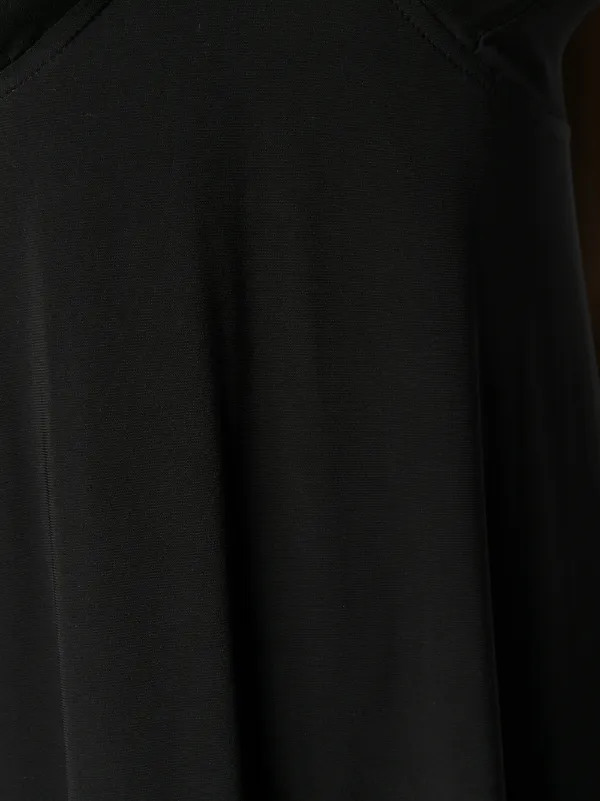 Norma Kamali v-neck Maxi Dress | Black | FARFETCH