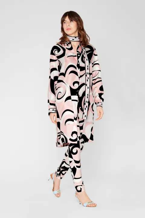 Fortuna Print Shirt Dress