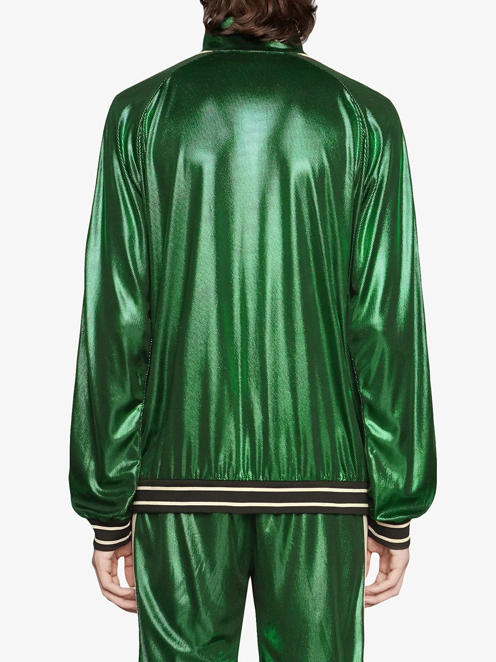 gucci laminated jacket