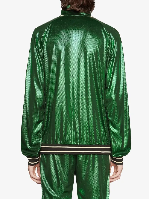 gucci laminated jacket