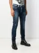 Philipp Plein paint splat slim fit jeans