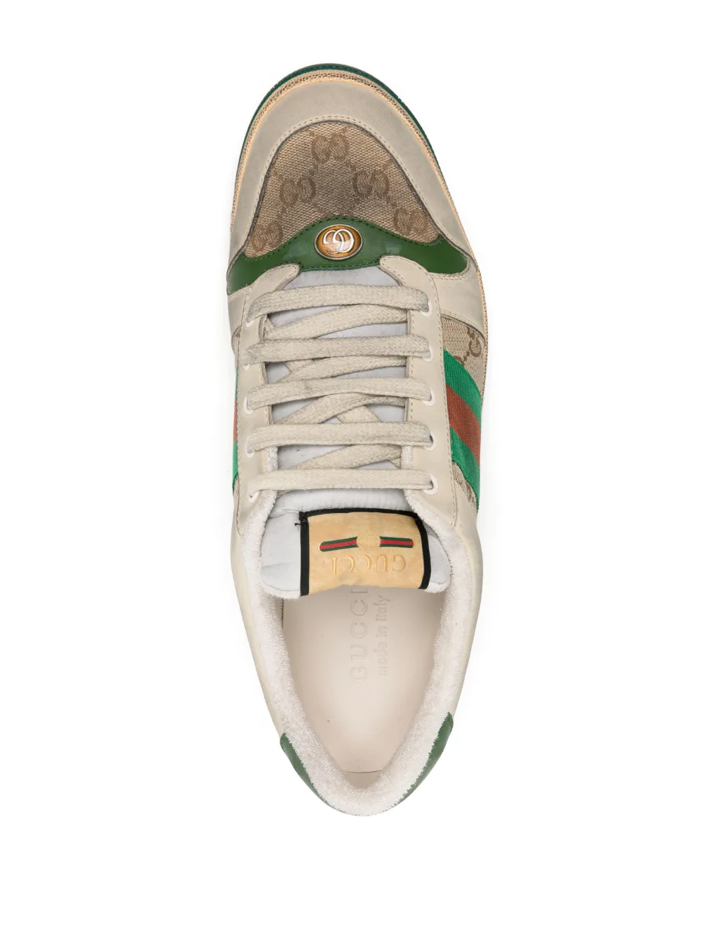 Gucci スクリーナー レザースニーカー - Farfetch