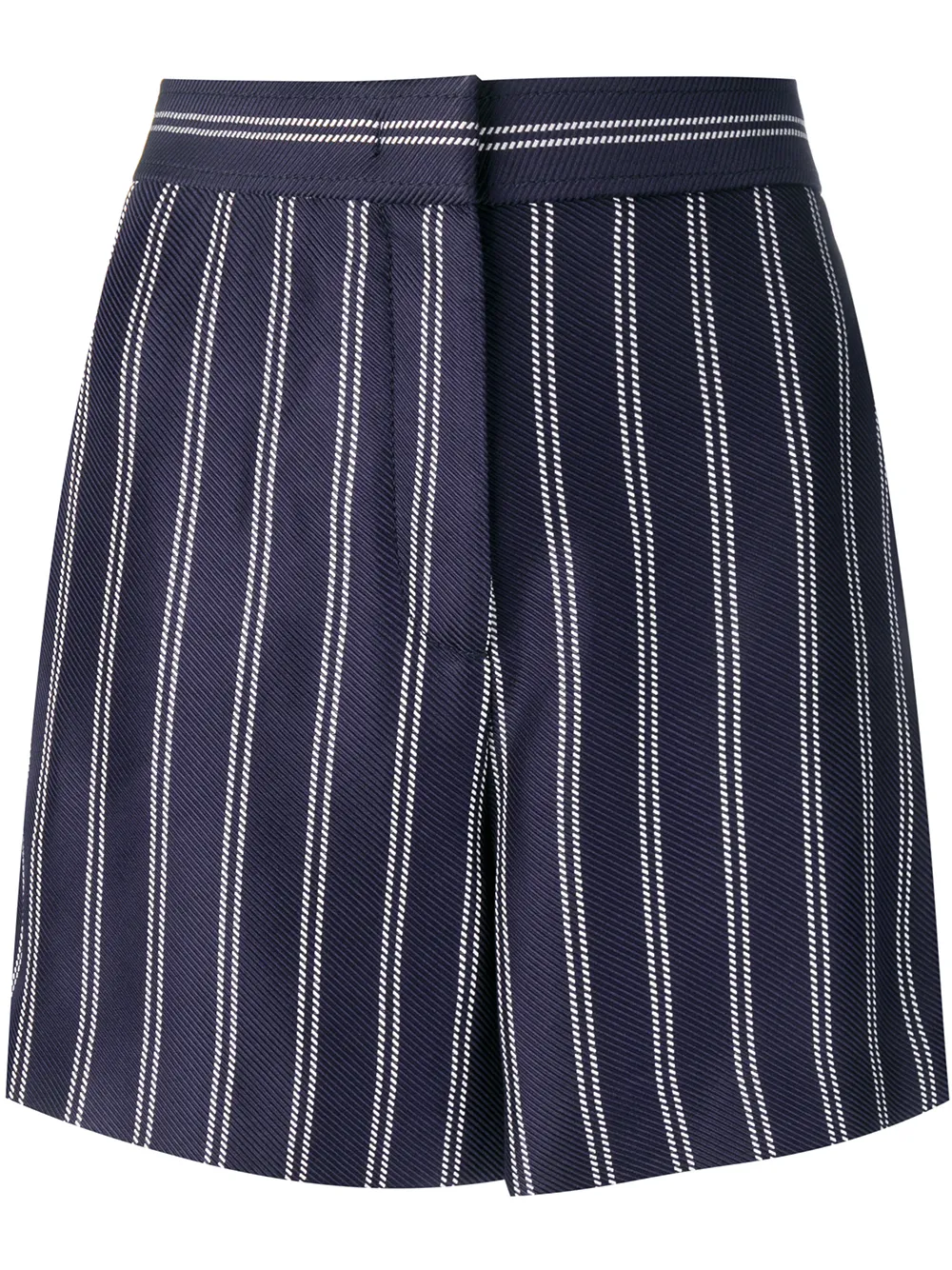 PUCCI shorts a rayas con tiro alto | azul | Image 1