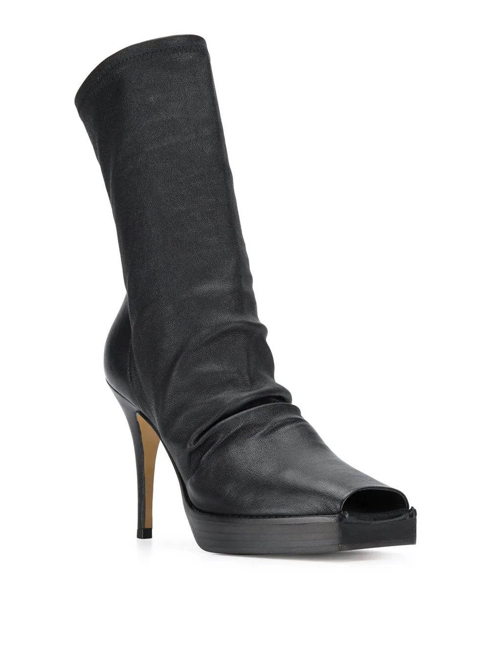 Rick Owens high heeled boots Black
