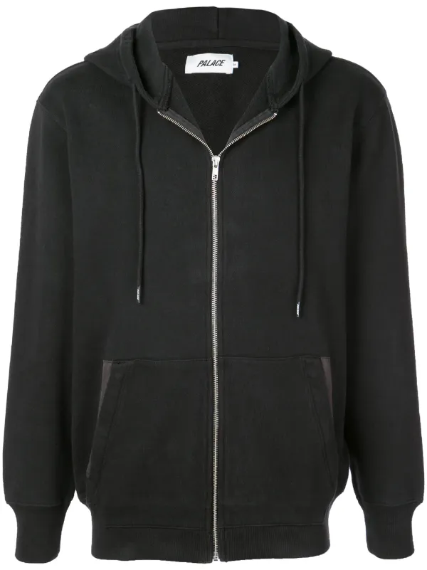 Palace Lique zip up Hoodie Black FARFETCH AO