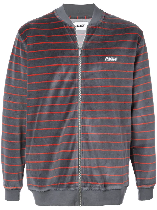 Mens striped bomber on sale jacket