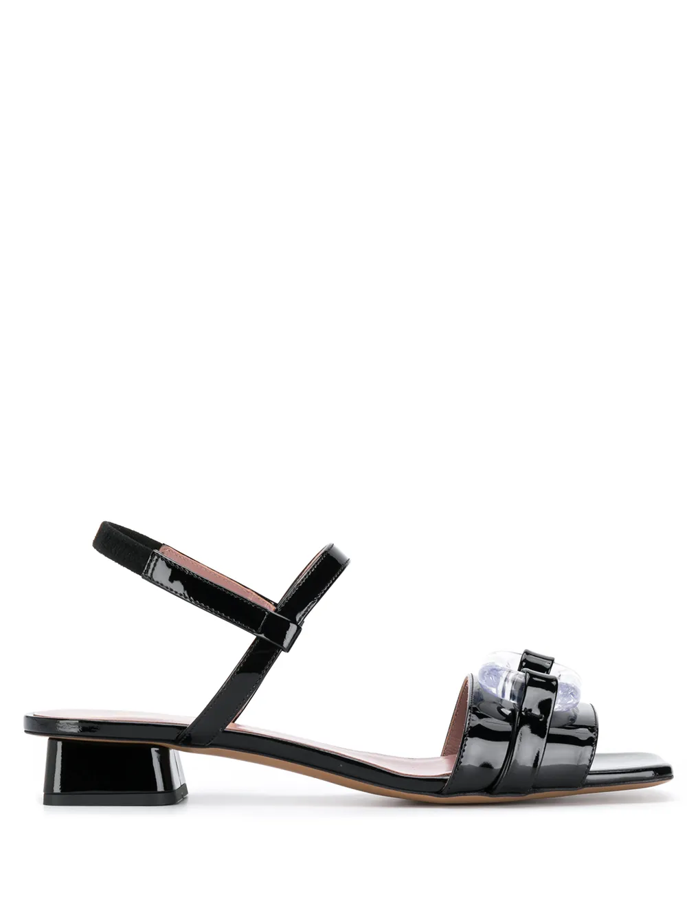 Rayne Sandals RAYNE SANDALEN AUS LACKLEDER - SCHWARZ