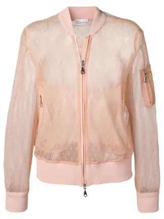 tulle bomber jacket