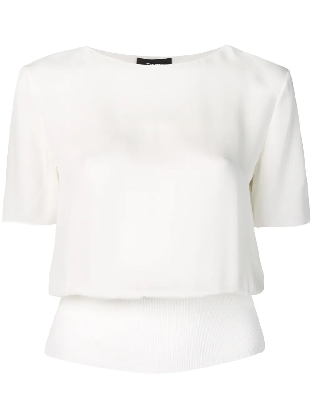 

Theory playera stretch corta - Blanco