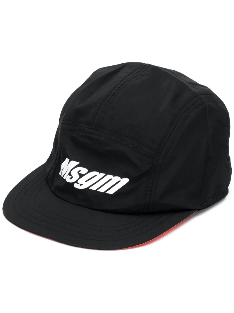 MSGM бейсбольная кепка с принтом логотипа