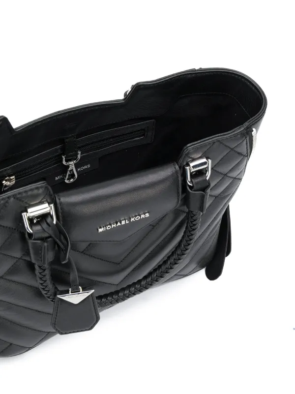 michael kors quilted tote bag