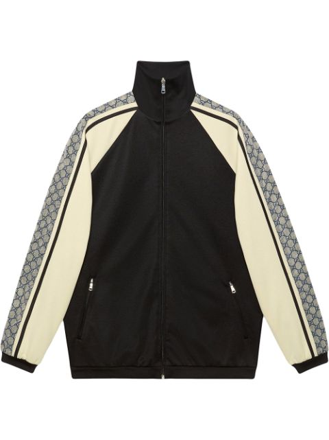 discolor Konkurrencedygtige plantageejer Shop Gucci Oversize technical jersey jacket with Express Delivery - FARFETCH