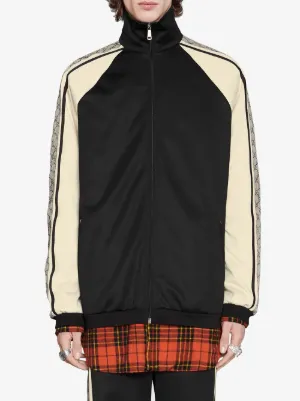 oversize technical jersey jacket