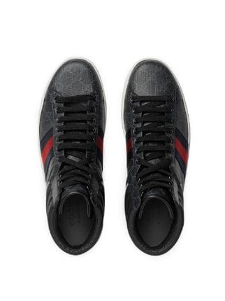 gucci sneakers high top black