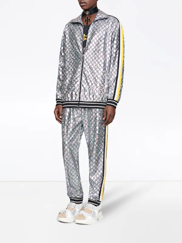 gucci laminated jacket