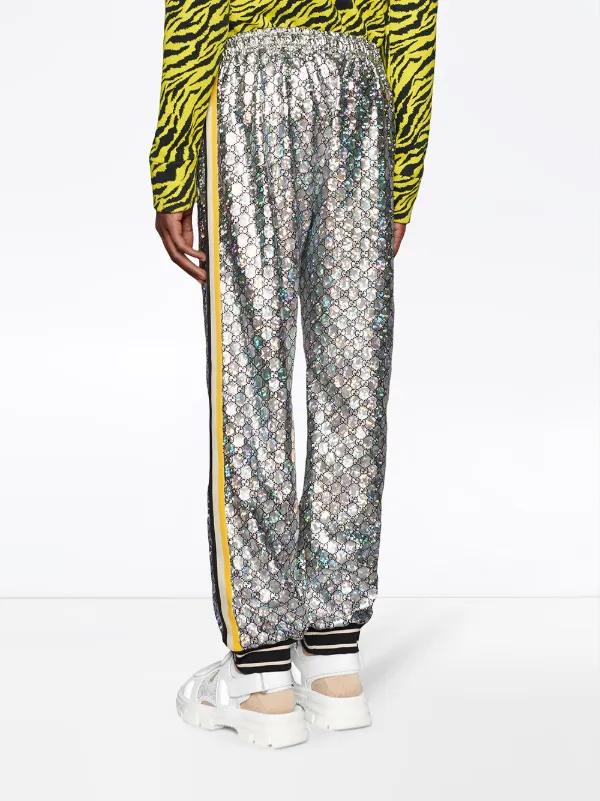 gucci silver pants