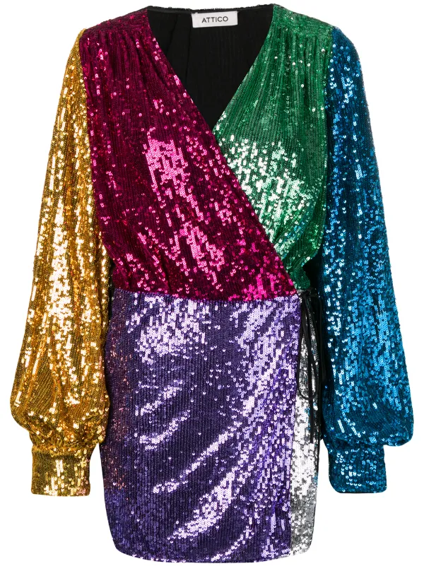 the attico sequin dress