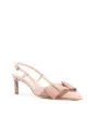 Image 2 of LANVIN grosgrain bow slingback pumps
