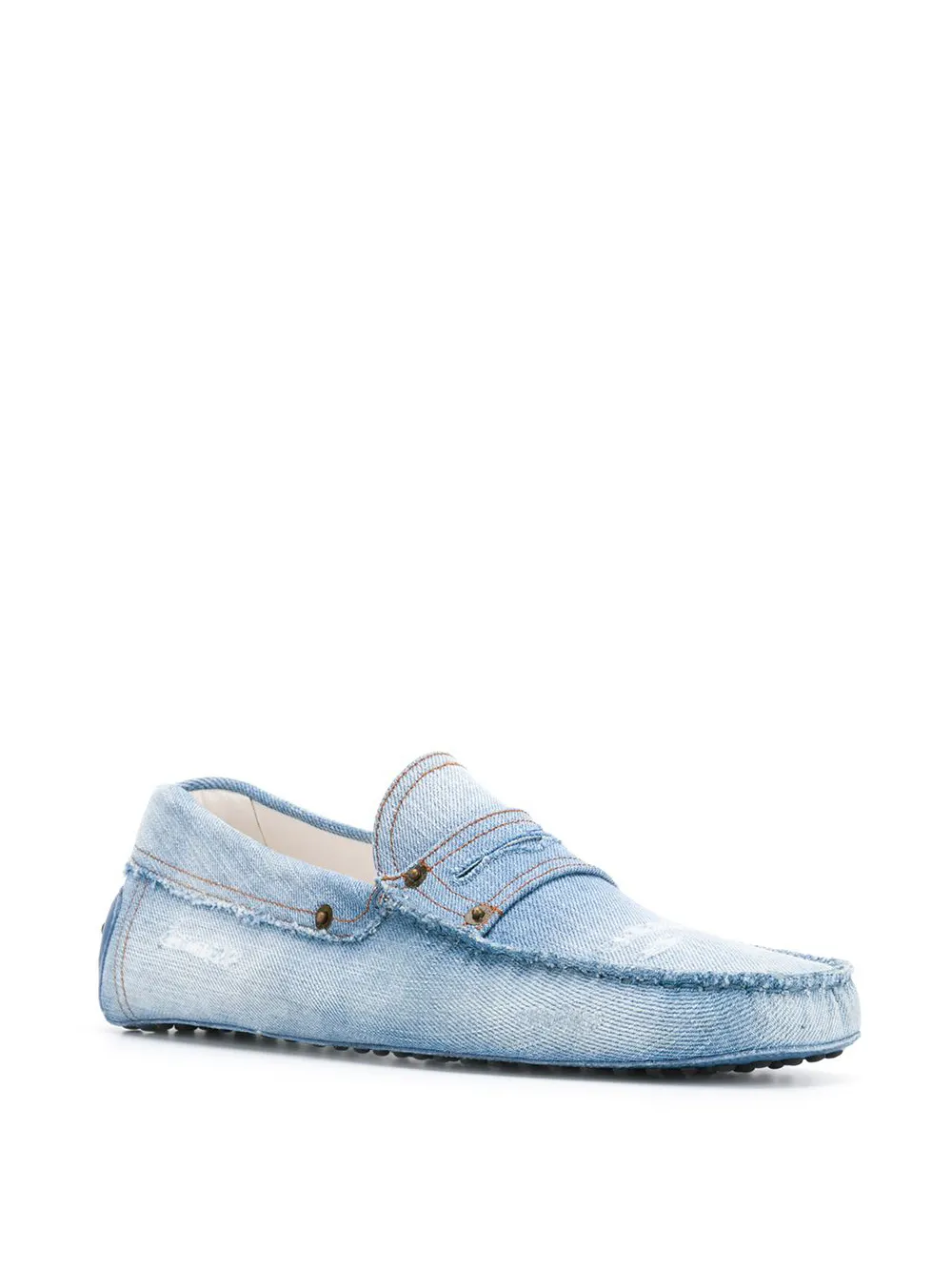 Tod's mocasines drive de mezclilla Gommino | Image 2