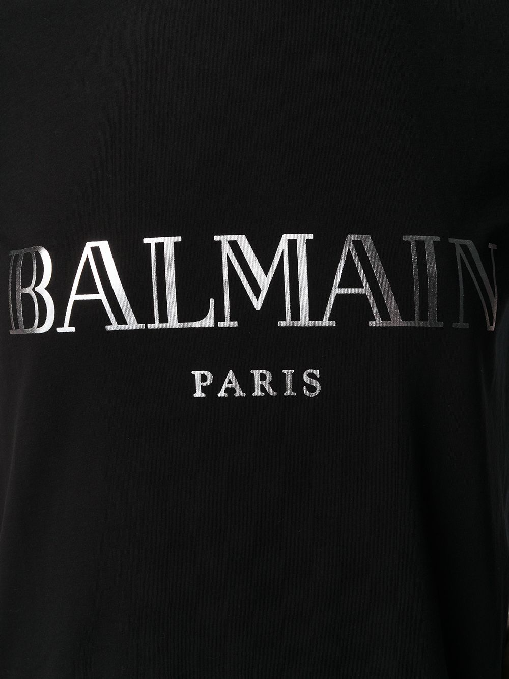 фото Balmain футболка с контрастным принтом логотипа