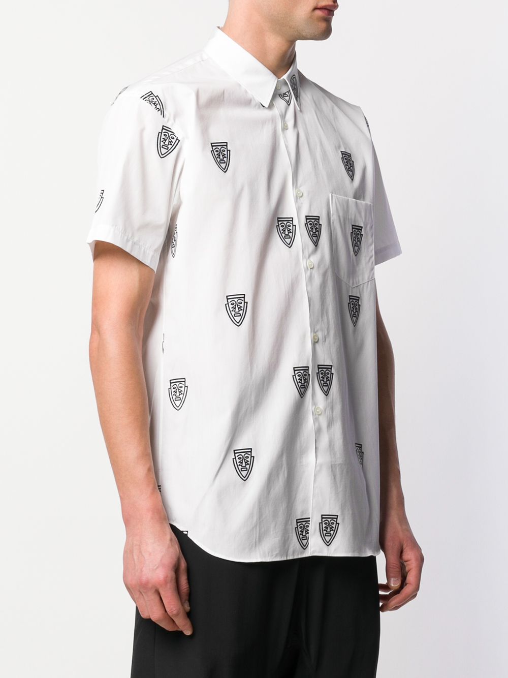 фото Comme Des Garçons Shirt рубашка с принтом