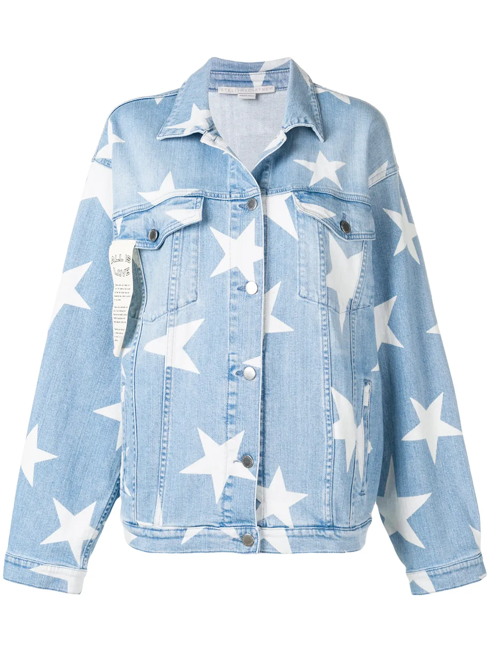 stella mccartney star denim jacket