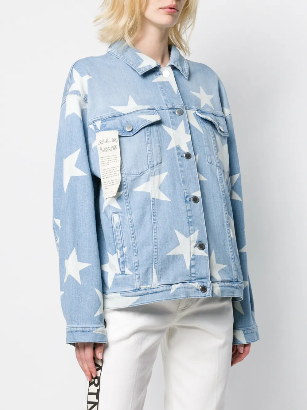 stella mccartney star denim jacket