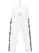 Image 1 of Msgm Kids logo print distressed jeans